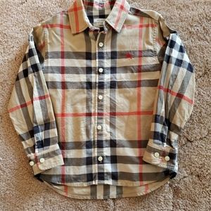 Burberry plaid shirt